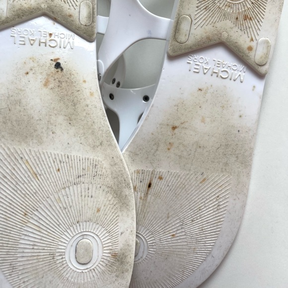MICHAEL Michael Kors Plate Jelly Thong Sandals as 10 - Picture 4 of 4